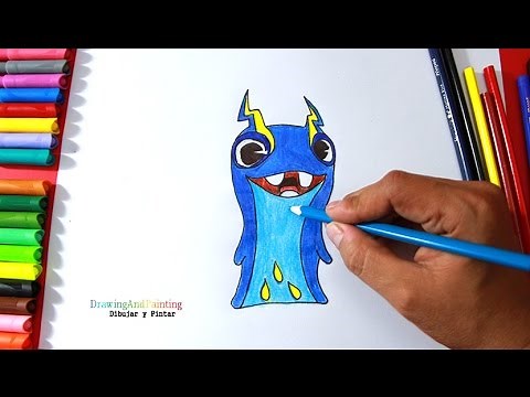 How to draw JOULES Tazerling (Slugterra) | Cómo dibujar babosa Electroshock (Bajoterra)