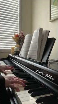 ❄️Most beautiful hymn (Winter Solstice reflection) | Come thou long expected Jesus on piano