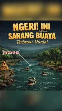 NGERI! 5 Sungai INI Adalah SARANG BUAYA Terbesar Dunia🐊 #shorts #clayvideos #stopmotion