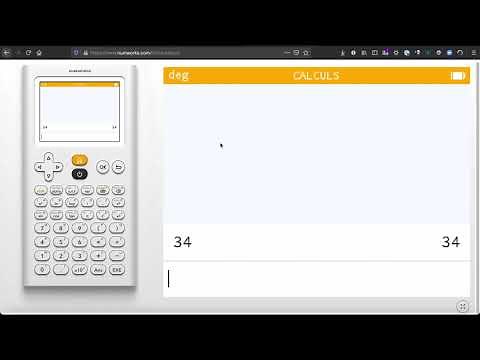 Conversions Decimal-Binaire et réciproquement avec la Calculatrice Numworks