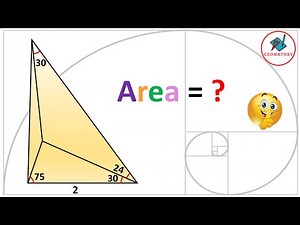 The Golden Triangle | You Should Know This | Calculating Area in the Triangle