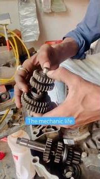 Gear ⚙️ settings for splender bike | engine repair and rebuild | The Mechanic life