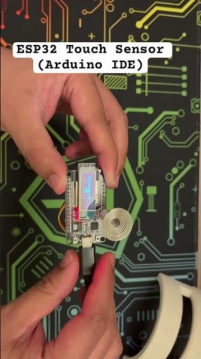 ESP32 Touch Sensor - Full Video Tutorial on the channel !#maker #makersgonnamake #esp32 #arduino