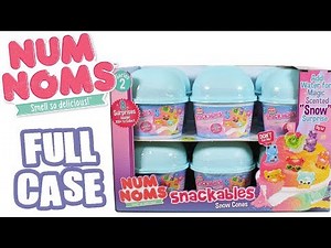 Num Noms Snackables Snow Cones Blind Box Full Case Unboxing Toy Review
