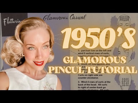 Glamorous 1950s Pincurl Tutorial