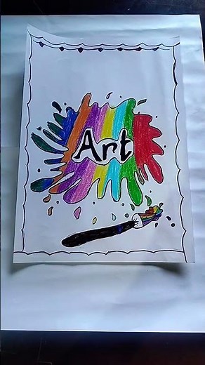 6 Front page boder design / Project work design # project # shorts # boder design for school project