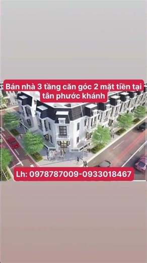 Bán nhà 3 tầng căn góc 2 mặt tiền đẹp nhất dự án phước điền citizen 83,7m2-7x14m-1PK,3PN,3WC, gara 2