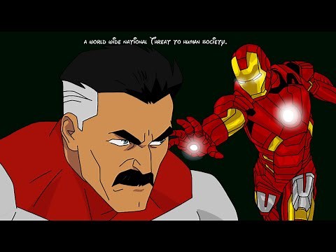 Omni Man Vs The Avengers Animation (part 1/2)
