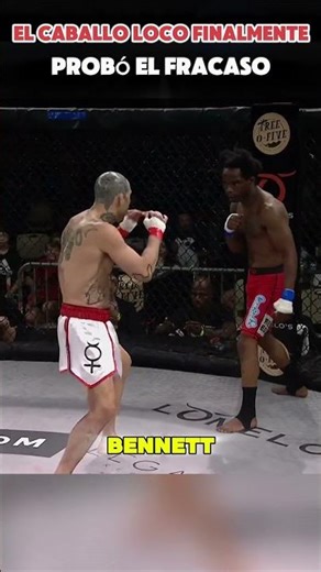 El karma de “Caballo Loco”: el peleador más arrogante recibe su lección #boxeo #mma #shorts