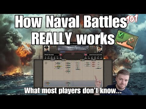 HOI4 Naval Guide - How Naval Battles REALLY works