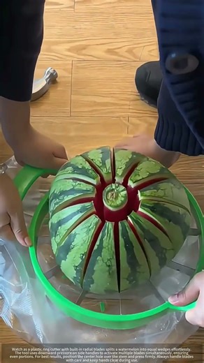 Perfect Watermelon Cutter in Action