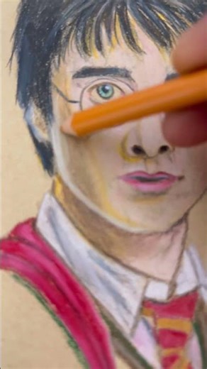 Colour pencils & pastels drawing