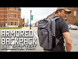 Armored Backpack And Body Armor | School Shooting Protection | Tactical Rifleman