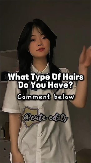 I have Straight hairs 💕 cmt urs? #aesthetic