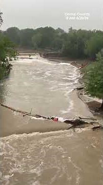Comal River is flowing after recent rain fall