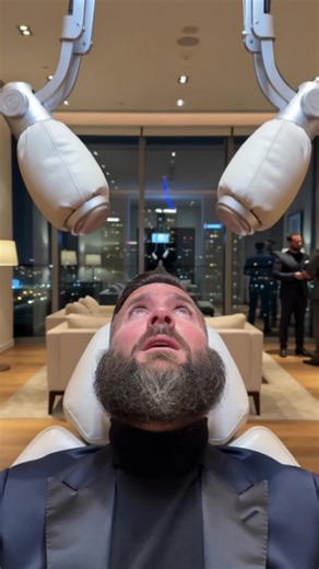 Testing a beard tech a billionaire friend sent me… 🤯 This prototype isn’t on the market yet. Comment BEARD 🧔 if you want the catalog. #FutureTech #BeardTransformation #PrototypeTech #Innovation #TechTok