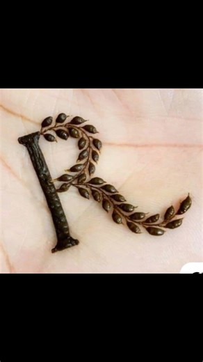 R letter mehndi designs #R mehndi design