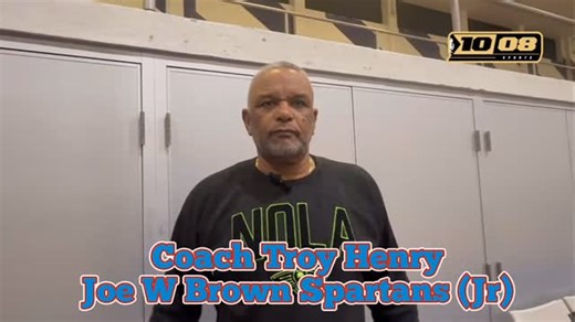Coach Troy Henry of @joebrownpark5 11/12 basketball talk after win over Goretti | 1008 TV Youth Sports