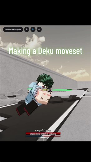 First time using the vfx block so somethings are off #Roblox #fyp #mha #jjs