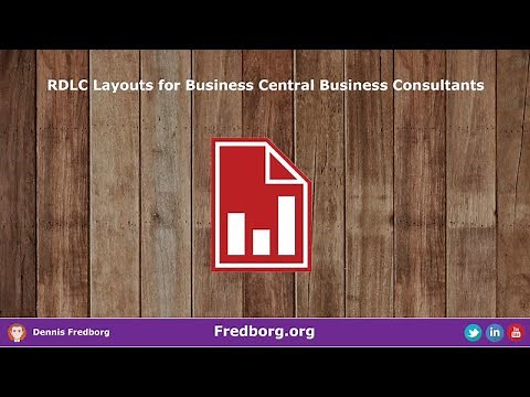 RDLC Layouts for Business Central Business Consultants