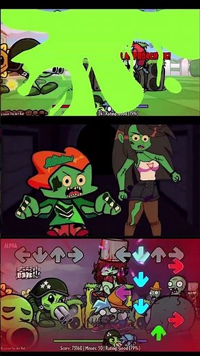 FNF Zombie BF GF vs Plant Mod - Friday Night Funkin' Mobile Game