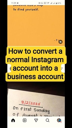 how to convert a normal Instagram account into a business account