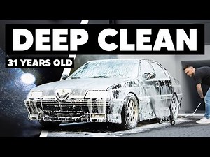 30 Hour Detailing Transformation - Alfa Romeo 164 (Full Detail)