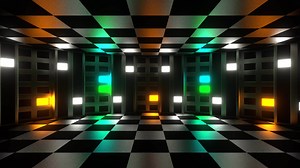 Download Multicolor Neon Circular Light Strobe Effect Background VJ Loop in 4K for free