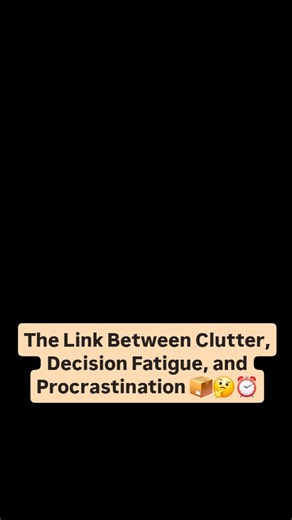 84 reactions · 50 comments | Ever wonder why clutter feels so...