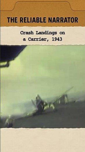 Crash Landings on a Carrier, 1943 #ww2 #navy #history
