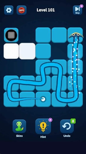 One Line Snake Level 101 Answer #shorts #singleline #oneline #gameplay