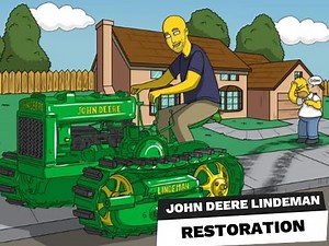 Featured on the Simpsons? 1946 John Deere BO Lindeman Crawler Restoration Start to Finish