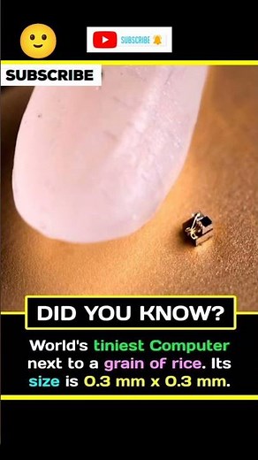SMALLER Than a Grain of Rice! 🤯 The World's Tiniest Computer