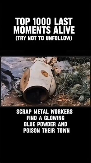 History Wave on Instagram: "On September 13, 1987, in Goiânia, Brazil, two men scavenged a heavy lead canister from a demolished radiotherapy clinic. They sold it to a junkyard owner, Devair Ferreira, who managed to pry it open. Inside was a small amount of Caesium-137 chloride, which emitted a beautiful, mesmerizing blue glow in the dark. Ferreira was so fascinated that he brought it into his home. Over the next few days, he invited friends and family to see the “magic” powder. They rubbed the