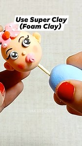 DIY Cute Little Baby 👶- Clay Sculpting Technique 😍 - Clay Craft #diy #baby #clayart #claycraft #superclaycraft #foamclayart #miniatureart #easytomake #1minutecraft #1minutevideo #1millionviews #vakartcraft #trendingvideo #trendingpost #trend #trendingnow #fbreelsfypシ゚ #fbviral | Vak - Art & Craft