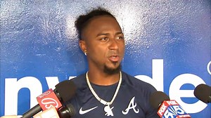 "Waiting is boring." The wait is over for Ozzie Albies. He's playing baseball for the first time since fracturing his foot in June. | FanDuel Sports Network South