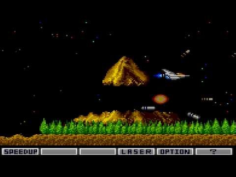 Gradius (PC Engine, 1991) 1P Full Game (1-loop) Session 🚀🌋🗿