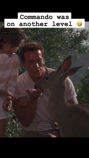 Commando was on another level 🤣 #commando #arnoldschwarzenegger #80s #1985 #action #movie #clips #funny #humor #soldier #camo