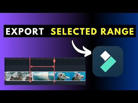 How to Export or Render a Selected Zone in Filmora 11 | Export a Portion or Selected Range Filmora