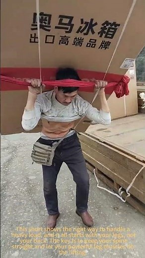 How to Carry Heavy Loads Safely | Life Hack