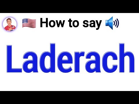 🇺🇲How To Pronounce Laderach In American Accent | Laderach Pronunciation