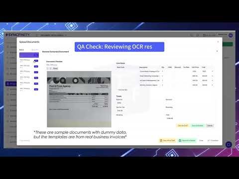 AI OCR Invoice Demo | Batch Extract Invoice Data Without Manual Typing