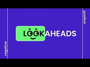 Positive & Negative Lookaheads - RegEx Beginner Tutorial