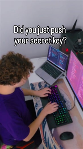 Kerem 🛡 Cyber Security Engineer on Instagram: "🚨 Did you just push your secret key? Forgot your API key somewhere? You’re not alone and hackers love that. 😬 Every day, bots scan GitHub & servers for leaked credentials. One leaked key = full system compromise. 🧠 Here’s what you must do: ✅ Use .env files or secret managers (AWS Secrets Manager, Vault, Doppler) ✅ Rotate keys regularly, don’t “set and forget” ✅ Scan repos using TruffleHog, GitLeaks, or GitGuardian ✅ Add pre-commit hooks to stop 