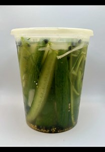 Pickled Cucumber Recipe | Quick Smash Pickles with Horseradish