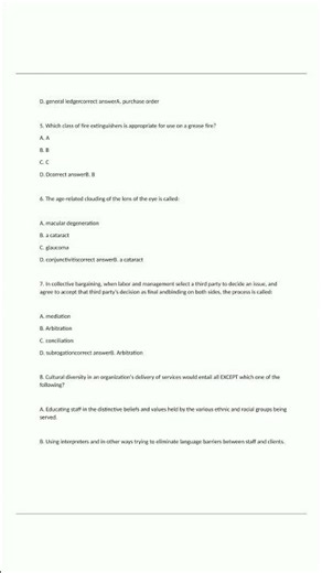NAB Core Practice Exam questions with correct answers1
