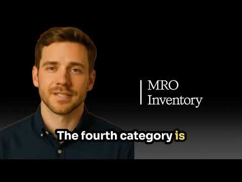 Lecture 4 : Types of Inventory Raw Materials, WIP, Finished Goods, MRO | Inventory Control