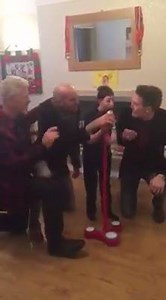 Christmas came early for 11-year-old Alex Connerty. After his mum shared a video on Facebook of him singing songs by Merseyside Rat Pack tribute the Wack Pack, the lads got in touch to say they would like to visit him at home. Alex - who has a rare condition called primordial dwarfism - absolutely loved singing and dancing along. This is the moment the Wack Pack arrived... | Liverpool Echo News