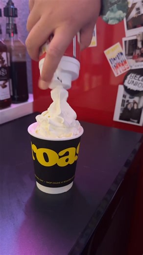 Introducing our new bonfire drink! Made from bonfire toffee & smoky Russian tea leaves, cold brewed with any milk of your choice, and topped off with whipped cream, toffee syrup and crushed Biscoff biscuits - available until the last leaf falls | Bella Union Vinyl Shop | Facebook