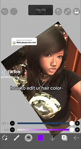 How to Edit Your Hair Color with Ibis Paint X
